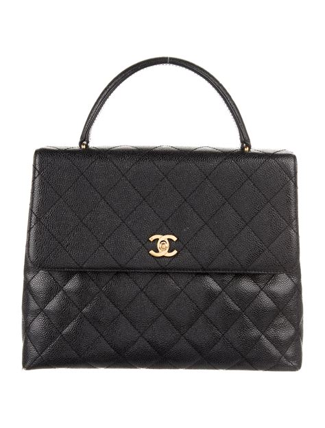 chanel kelly top handle|Chanel handbag with top handle.